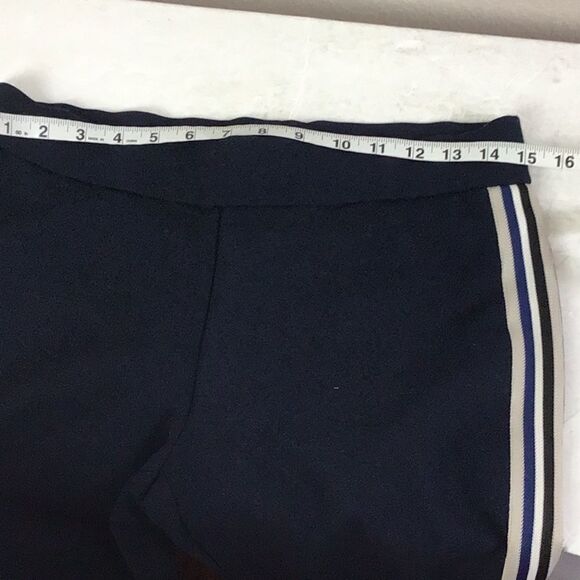 ROQA Designed In Germany Navy Side Stripe Knit Skinny Pants Size Small - Picture 9 of 10